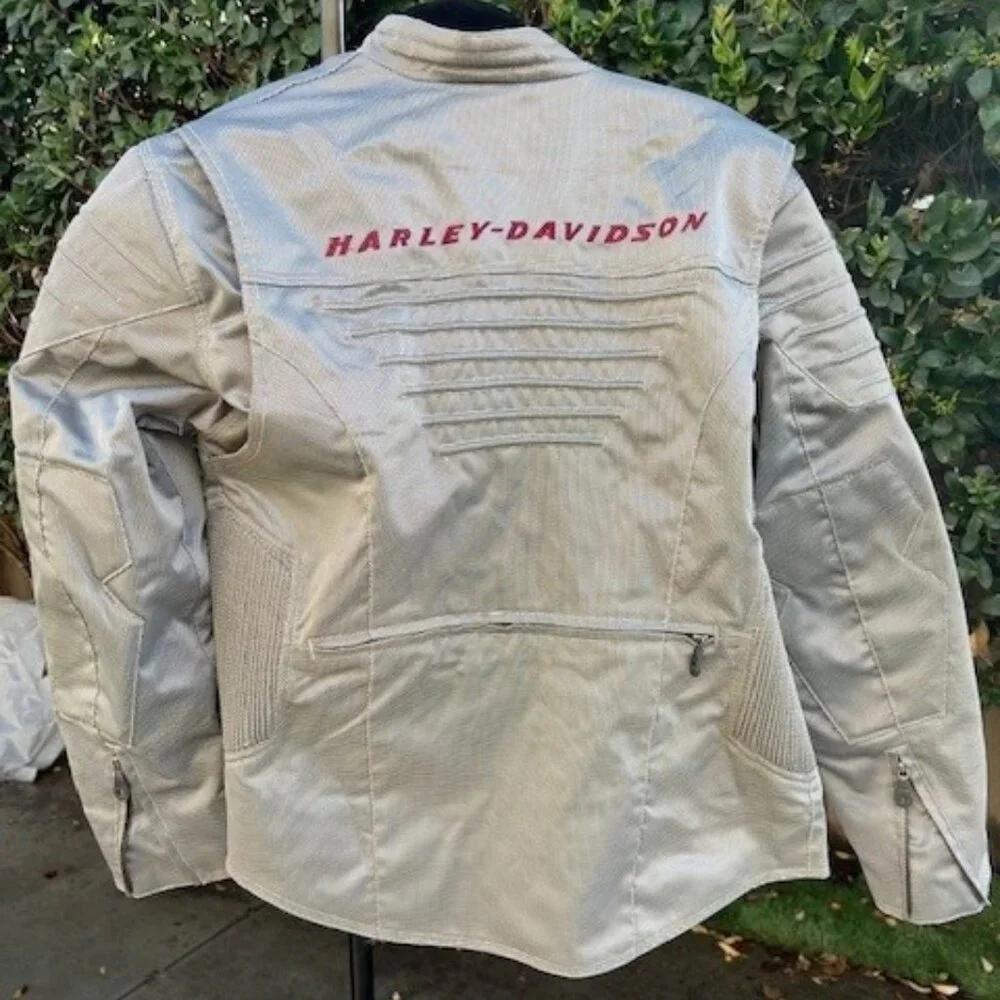 Harley-Davidson nylon womens motorcycle jacket - Picture 1 of 6